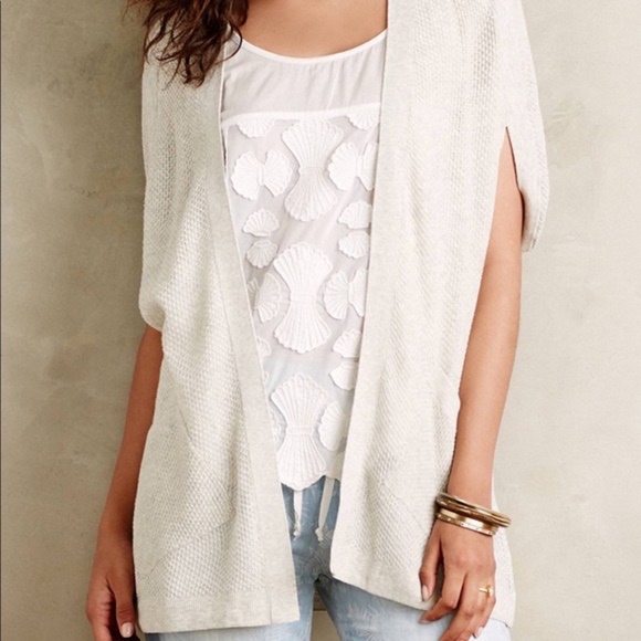Anthropologie Sweaters - Angel Of The North Open Front Cardigan Sweater